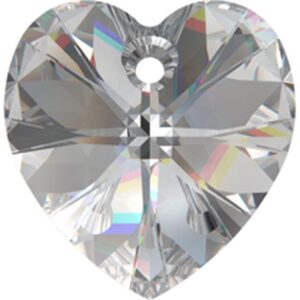 Swarovski 6202 Heart Crystal Pendant 28mm Crystal PACK OF 1