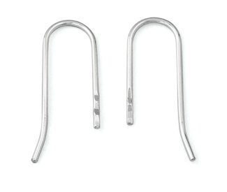 Fine SilverMedium Embeddable French Earwire (6 pcs