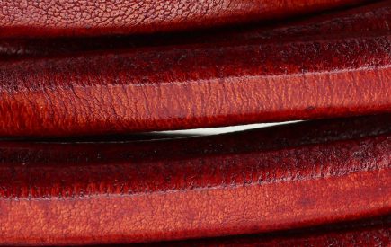 Leather Cord Regaliz 10mm Anilene Red