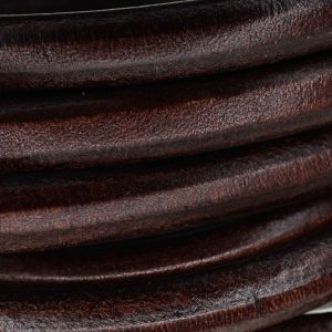 Leather Cord Regaliz 10mm Brown