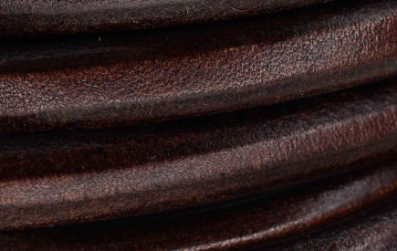 Leather Cord Regaliz 10mm Brown