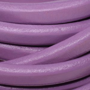 Leather Cord Regaliz 10mm Mallow