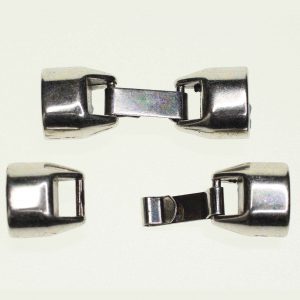 Regaliz Antique Silver Snap Clasp