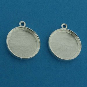 Round Bezel Mount 19 x 2mm (Pair)