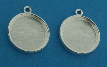 Round Bezel Mount 19 x 2mm (Pair)