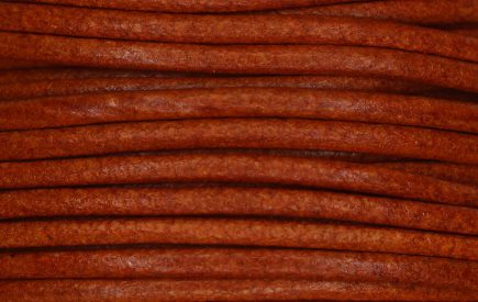 Round Leather Cord Anilene Orange 2mm- Stringing Mat