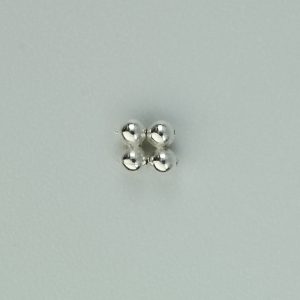 Sterling Silver 1.5mm Quad Bead Spacer