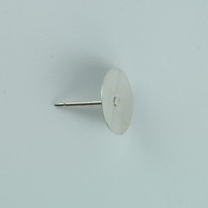 Sterling Silver Flat Pad and Post Fitting 10.0mm P