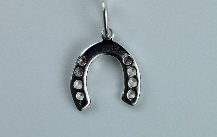 Sterling Silver Horseshoe Charm