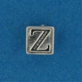Sterling Silver Letter Block: Letter Z - Sterling