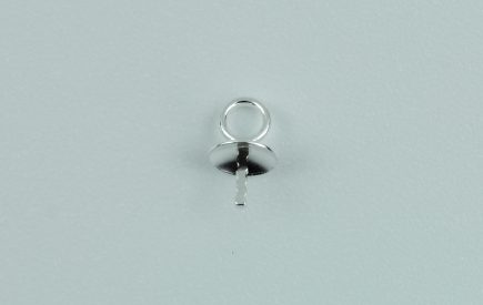 Sterling Silver Peg and Cup 4.0mm Bail