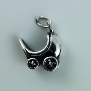 Sterling Silver Pram Charm