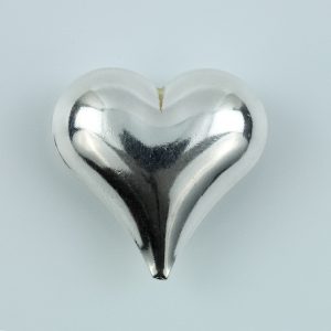 Sterling Silver Puffed Heart Extra Large
