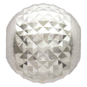 Sterling Silver Pyramid Cut Bead 4mm