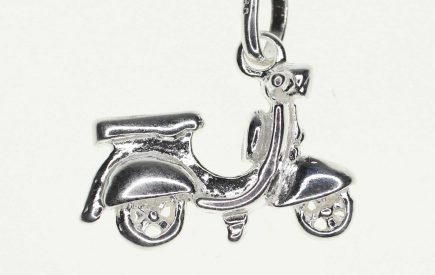 Sterling Silver Scooter Charm