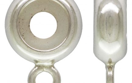 Sterling Silver Stopper Bead 3.0mm with Ring