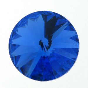 Swarovski 1122 Rivoli Chaton 12mm Sapphire F