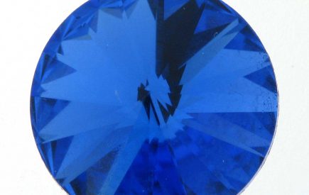Swarovski 1122 Rivoli Chaton 12mm Sapphire F