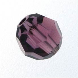 Swarovski 5000 Round Crystal Bead 4mm Amethyst-25