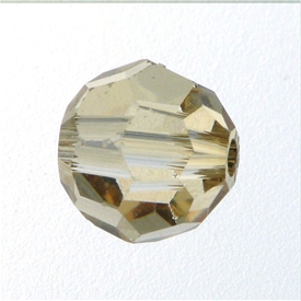 Swarovski 5000 Round Crystal Bead 6mm Golden Shadow-50