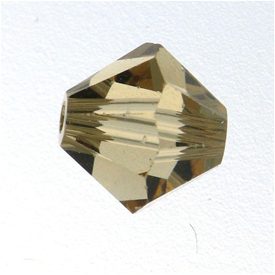 Swarovski 5301 Bicone Crystal Bead 6mm Light Colorado Topaz-25