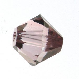 Swarovski 5328 Xilion Bicone Crystal Bead 4mm Antique Pink-50