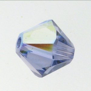 Swarovski 5328 Xilion Bicone Crystal Bead 4mm Tanzanite AB