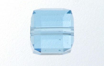 Swarovski 5601 Cube Crystal Bead 4mm Aquamarine
