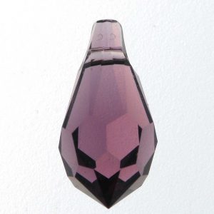 Swarovski 6000 11 x 5.5mm Teardrop Pendant Amethyst