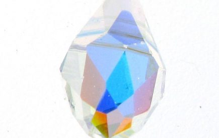 Swarovski  6007 7 x 4mm Small Briolette Pendant Crystal AB