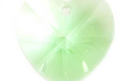 Swarovski 6202 Heart Crystal Pendant 14.4 x14.0mm Peridot