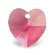Swarovski 6202 Heart Crystal Pendant 14.4 x14.0mm