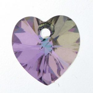 Swarovski 6228 Heart  Pendant 14.4 x14.0mm Crystal Vitrail Light-144