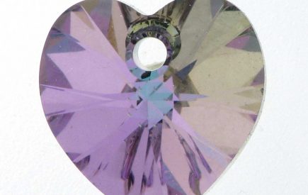 Swarovski 6228 Heart  Pendant 14.4 x14.0mm Crystal Vitrail Light-144