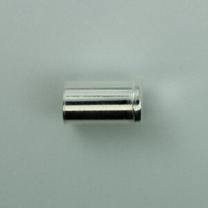 Sterling Silver Closed Tubular End Cap 2.0mm