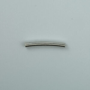 Sterling Silver 1.2mm Curved Tube 10mm long