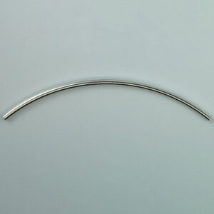 Sterling Silver 1.2mm Curved Tube 40mm long