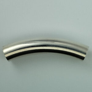 Sterling Silver 5mm Curved Tube 25mm long