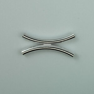 Sterling Silver Double Round Tube 1.5 x 15