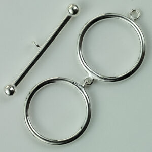 Sterling Silver Double Toggle Clasp 15mm