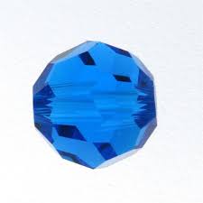 Swarovski 5000 Round Crystal Bead 6mm Capri Blue