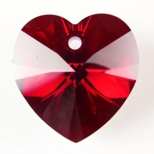 Swarovski 6228 Heart Crystal Pendant 10.3x10.0mm Siam AB