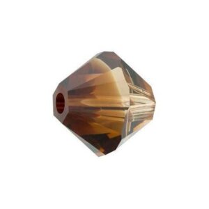 Swarovski 5328 Xilion Bicone Crystal Bead 6mm Topaz Blend