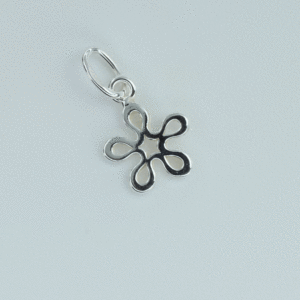 Sterling Silver Small 5 Petal Flower