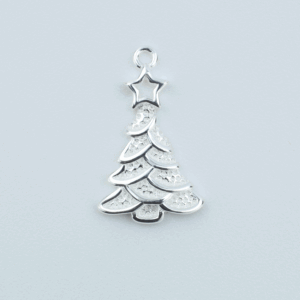 Sterling Silver Christmas Tree Charm
