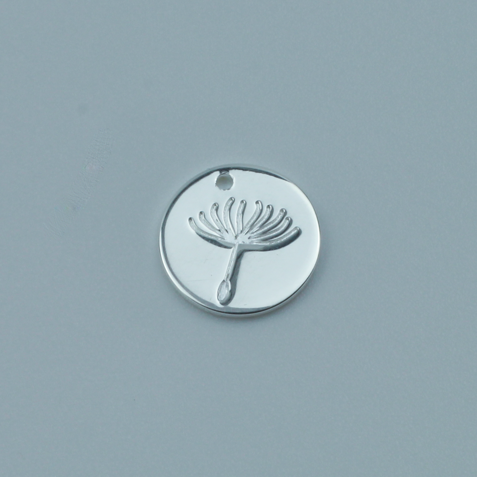 Sterling Silver Dandelion Coin